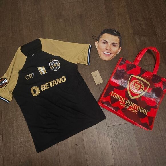 Official Sporting Club De Portugal 23/24 Nike 3rd Jersey Special Ronaldo CR7 - Picture 2 of 12